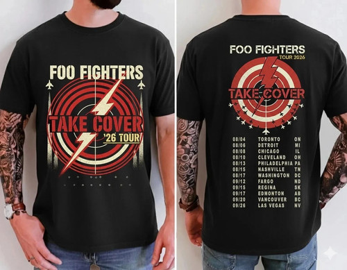 Maglietta foo fighters take - foo,