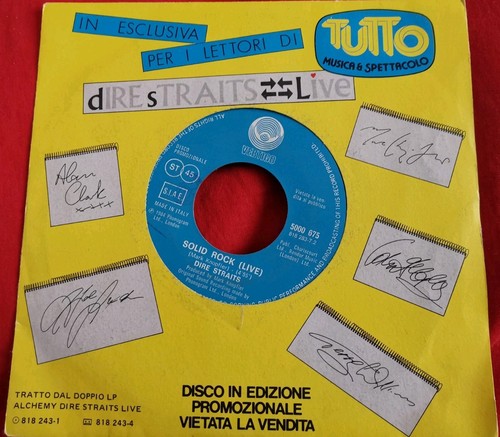 Dire straits live solid - 7",